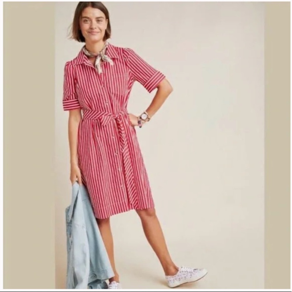 Anthropologie Meave Kiana Striped Dress
